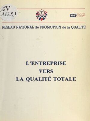 cover image of L'Entreprise vers la qualité totale
